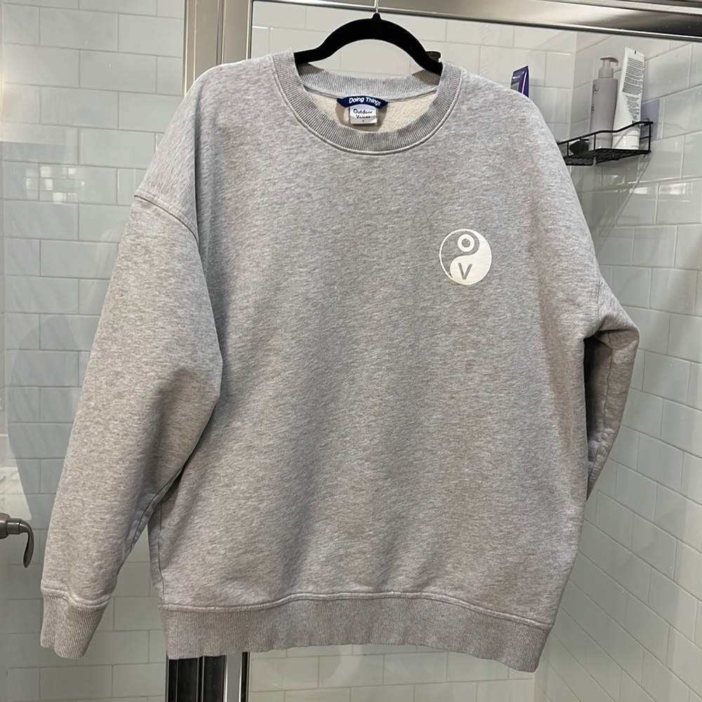 Outdoor voices graphic sweatshirt